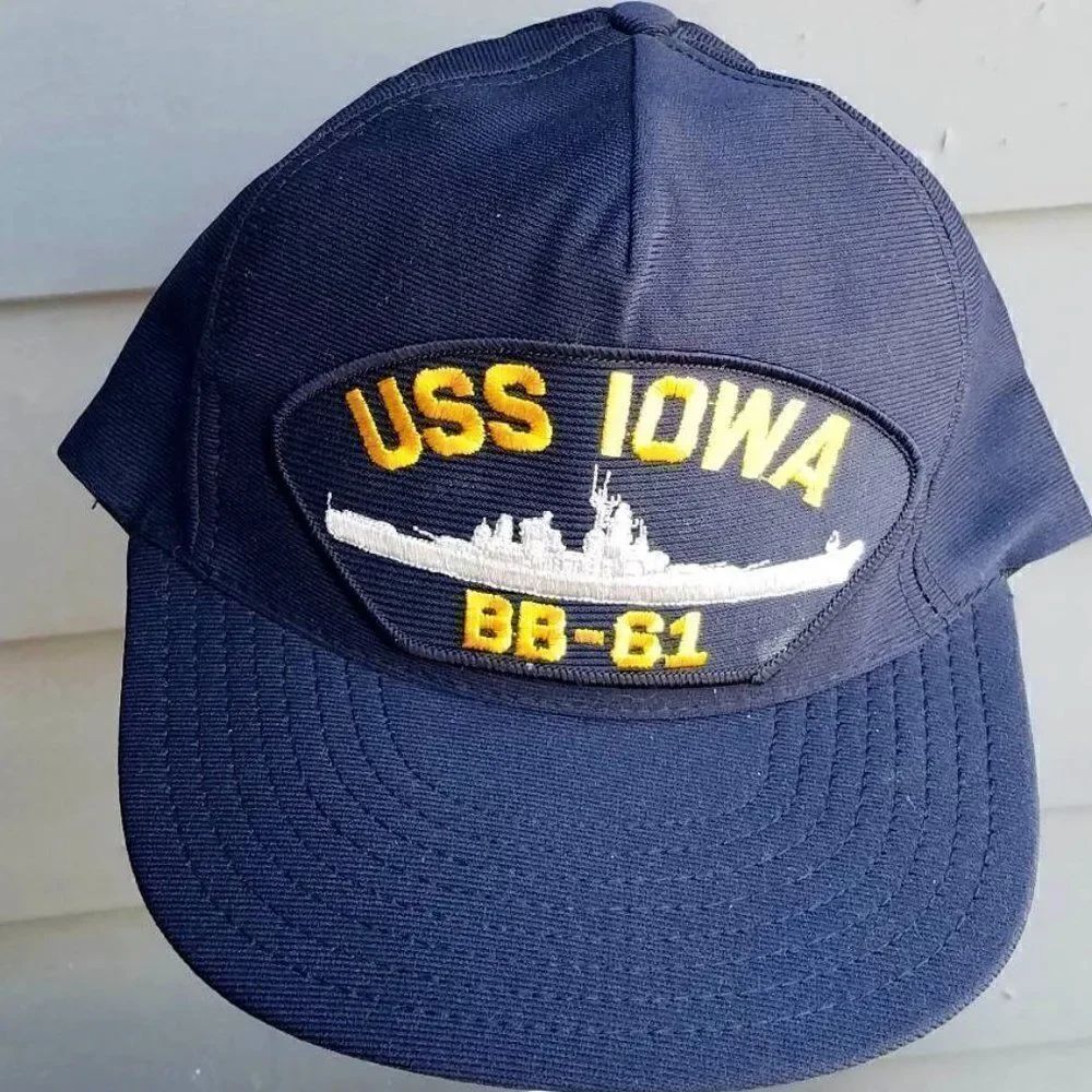 Eagle Crest USS Iowa Navy Baseball Hat